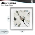 thumbnail image 4 of Stupell Industries Shabby Chic Naturally Blooming Botanical Gray Framed Print Under Glass, 13 x 13, by Lanie Loreth, 4 of 8