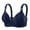 Dark Blue, variant on Comfortable Bras for Women Upgrade Bra Supportive Seamless Bras Soft Breathable Comfort Wireless Bra Light Green, Size 46