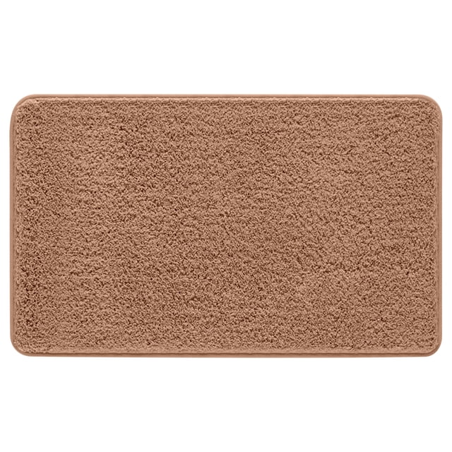 Ohufall Non Slip Shower Mat Washable Rugs Bathroom Rugs Solid Color Thick Fiber Absorbent Non Slip Floor Mat For Home Bathroom Door