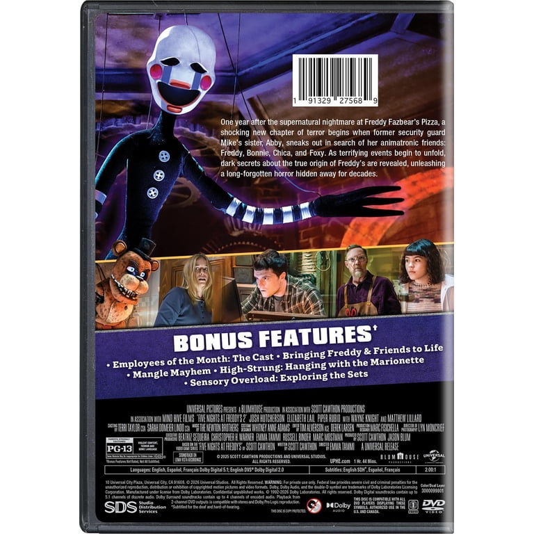 Five Nights at Freddy's 2 (DVD), Horror, Blumhouse - Walmart.com