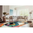 thumbnail image 4 of Car Mat Rugs, Eye Rug, Modern Rugs, Abstract Eye Rug, Modern Rug, Area Rug, Modern Rug, Colorful Rug, Office Decor Rugs, Dining Room Rug, 2'x3' - 60x90 cm, 4 of 8