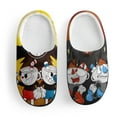 thumbnail image 3 of The Cuphead Show Slippers for Kids, Cute Soft Plush Anti-slip Fluffy Fuzzy House Slippers Warm Soft Plush Non-Slip Indoor Outdoor Slip-on Shoes for Boys Girls, 3 of 7