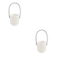 thumbnail image 3 of Baohd Functional And Decoration Japanese Style Wall-Mount Removable Strape Product White 8.7*9.5*20.5cm 2Set, 3 of 6