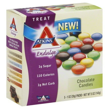 Atkins Endulge Chocolate Candies, 1 Oz, 5 Ct