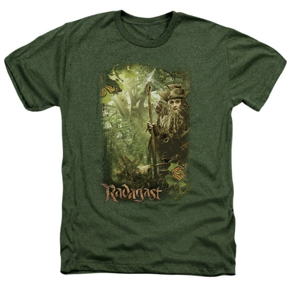 The Hobbit - In The Woods - Heather Short Sleeve Shirt - Large