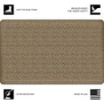 thumbnail image 5 of (2 pack) Better Homes & Gardens Textured Burlap Kitchen Anti-Fatigue Mat, Brown, 20" x 32", 5 of 9