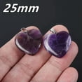 thumbnail image 5 of U8MO 5PCS Heart Shape 16mm 20mm 25mm Natural Stone Dangle Drop Pendants DIY Jewelry-Turquoise-16mm, 5 of 5