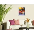 thumbnail image 3 of City of Los Angeles California - Vintage Airline Travel Poster c.1960s - Bamboo Fine Art 290gsm Paper Print (Unframed) 18x24in, 3 of 4
