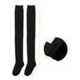 thumbnail image 5 of DOVACKA Women's Extra Long Thigh High Cotton Socks, Over Knee Boot Stockings, Warm Stretchy Comfort Fit, 5 of 6