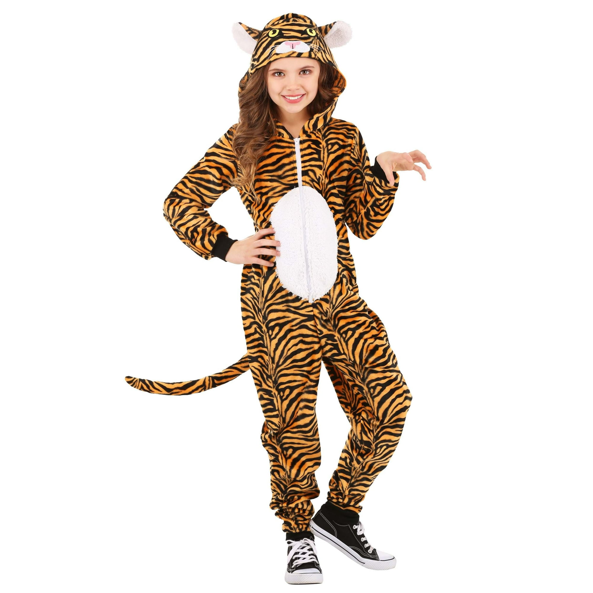 Kid s Tiger Onesie Costume Walmart