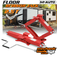 thumbnail image 2 of M-AUTO Set of 2 Scissor Jack, 2.5 Ton 5000lbs Heavy Duty Scissor Lift Jack, RV Trailer Stabilizer Leveling Scissor Jacks with Handle, Red, 2 of 11