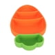 thumbnail image 4 of Baby Silicone Feeding Supplies Set with Fork Spoon Straw Cleaning Brush Carrot Shape Weaning Set Orange, 4 of 4