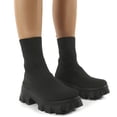 thumbnail image 3 of NECHOLOGY Botas Mujer Adulto Femenino Zapatos Botines mujer Botas de tamaño Botas de mujer de de color de punto grande Botas de mujer (Black, 9.5-10), 3 of 6