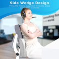 thumbnail image 4 of Almohada de apoyo lumbar para respaldo de silla de oficina - Mejore la postura mientras está sentado - Cojín de espuma viscoelástica, 4 of 5