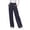 *Navy, variant on ClodeEU Women's Elastic Waist Straight Leg Dress Pants,Fashion Solid Color Trouse With Pockets ,Women's Plus XL