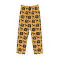 thumbnail image 6 of Uemuo German Shepherd Woof Pattern Men's Wide Leg Palazzo Lounge Pants with Pockets Light Weight Loose Comfy Casual Pajama Pants-XX-Large, 6 of 9