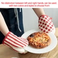 thumbnail image 5 of Oven Mitts for Baking, Cotton Heat Resistant Gloves for Cooking, Grilling, Kitchen Pot Holders Set of 2, 5 of 9