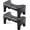 Black, variant on General Pink Toilet Poop Stool Squat Adult, 6.7 Inch Squatting Potty for Adults & Kids, Plastic Bathroom Stool for Pooping, Non-Slip Toilet Foot Step, Easy to Wash, 1 Pack