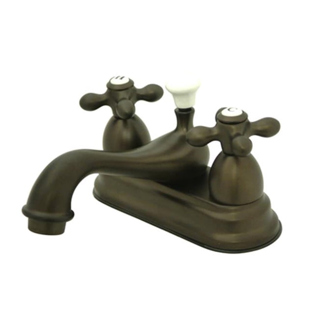 Kingston Brass KS3605AX 4 Inch Center Lavatory Faucet - Oil Rubbed Bronze
