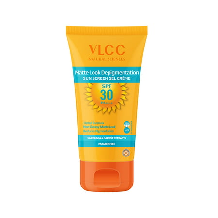 VLCC Matte Look SPF 30 Sun Screen Gel Creme, 100g (Best Sunblock Cream In India)