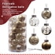 thumbnail image 5 of Bolas de Navidad Cateissary Paquete de 30 6 cm Oro, 5 of 6