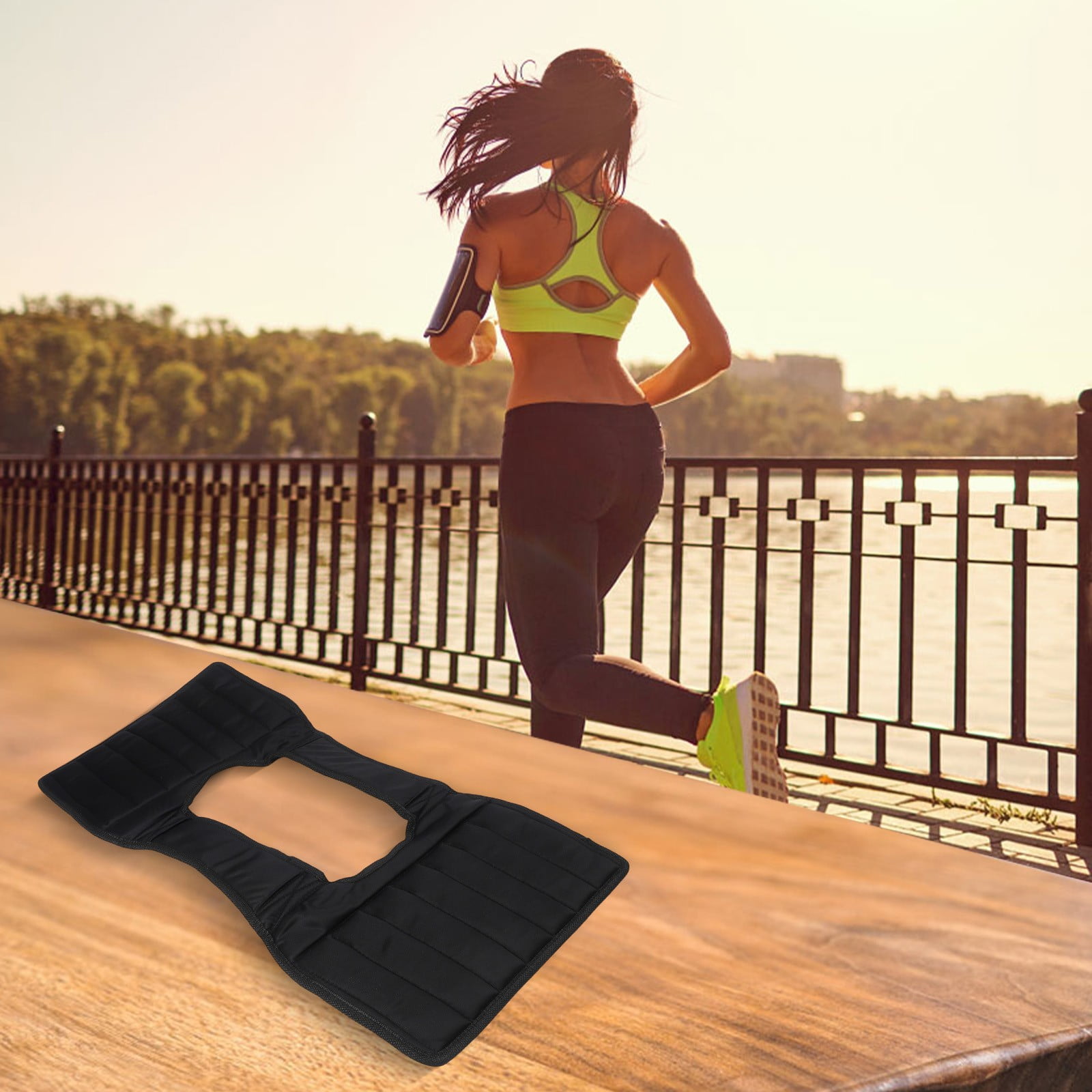 RANMEI Comfort Fit Adjustable Weighted Vest For Running And Fitness Activities