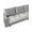 Brown White, variant on Brown Eucalyptus Leaves Sofa Couch Cushion Covers Washable, Removable Stretchable Sectional Couch Covers, Summer Watercolor Leaf Slipcovers for L & T Shape Sofa Furniture Protector M Size 1 pc