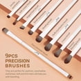 thumbnail image 4 of 2026 Makeup Brushes 14Pcs Makeup Brush Set Premium Synthetic Powder Foundation Contour Blush Concealer Eye Shadow Blending Liner Make Up Brush Kit Lig, 4 of 5