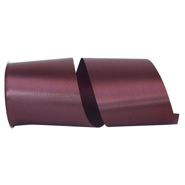 Reliant Ribbon 4700-793-10K 4 in. 50 Yards Single Face Satin Allure Ribbon, Raisin