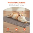 thumbnail image 4 of VEVOR Cat Litter Mat, 30 x 24 in, Double-Layer Litter Box Mat, Non-Slip & Urine-Proof Litter-Trapping Mats for Indoor Cats, Honeycomb Design, Soft on Paws, Washable Large Kitty Mats for Floor, 4 of 9