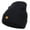 Navy, variant on Mini Monkey Embroidered Long Beanie - Dk Grey OSFM