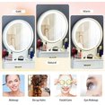 Vanity Set with Touch Screen Dimming Lighted Mirror 3 Color Lighting