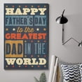 thumbnail image 6 of Greatest Dad in The World Print Father's Day Gifts Meaningful Artwork Father's Love Is Like A Mountain Thank You for Being There Bedroom Canvas Posters Wall Art, 6 of 7