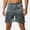 Gray, variant on Timoontee Mens Satin Shorts Lightweight Home Sleeping Shorts Loose Workout Shorts Summer Casual Shorts Solid Elastic Waist Shorts Red S