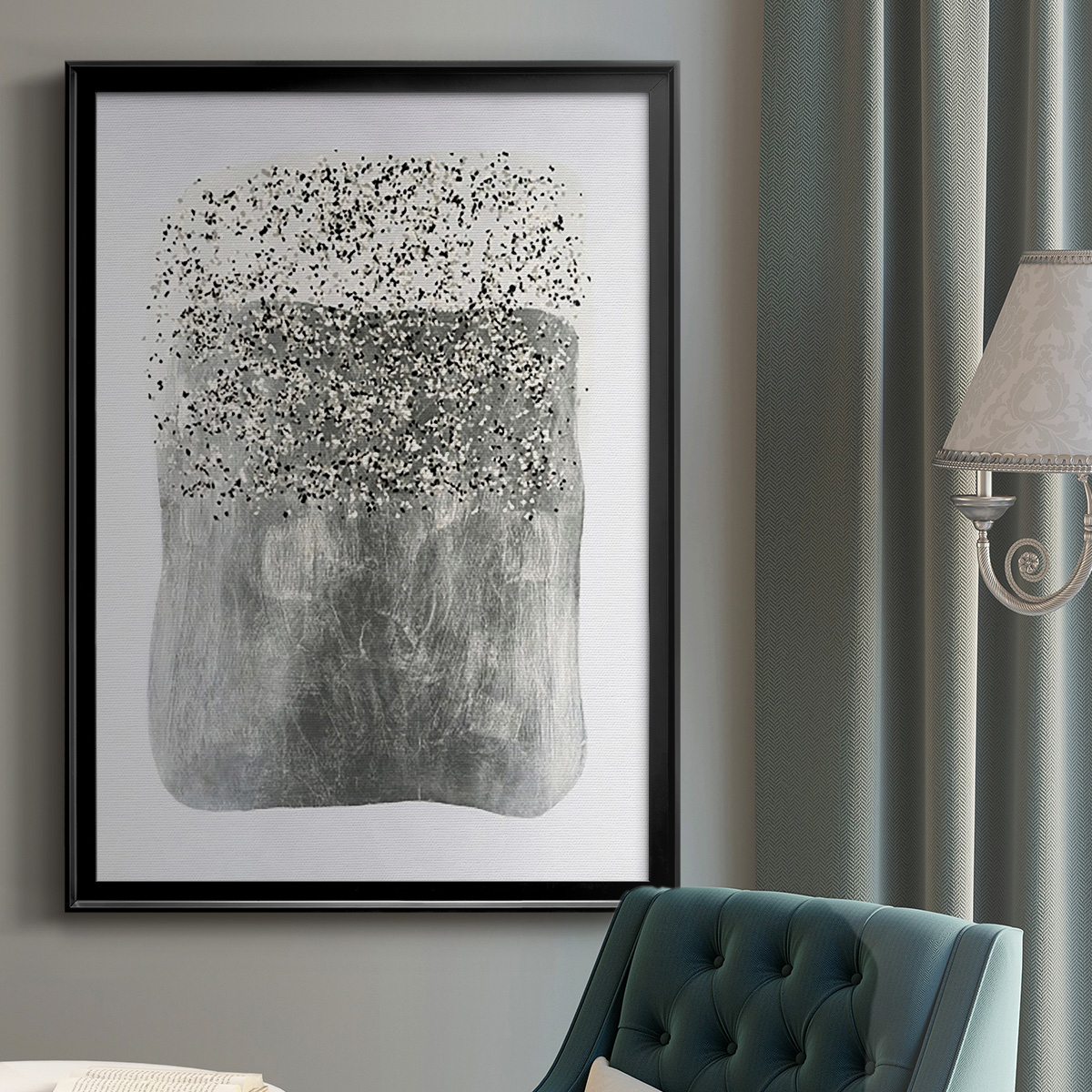 Neoprene I Premium Framed Print, in Gold, Black, or Silver - Ready to Hang