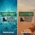 thumbnail image 5 of (2 Pack) Safety Footwear Is Required With Symbol OSHA Safety First Sign, 5 of 7
