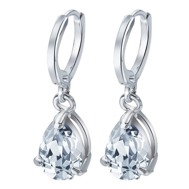 Pendientes Geométricos de Diamantes Hot6sl con Personalidad