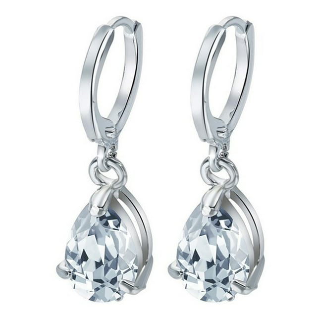 Fiudx Colgantes de Diamantes, Geométricos Radiantes, Aleación Duradera, Elegantes, Incrustaciones de Piedras Artificiales, Ideales En Un Día a Día, Ideales En Cumpleaños y Bodas, Ligeros y Cómodos.