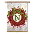 thumbnail image 4 of Evergreen Enterprises, Inc Holiday Monogram 2-Sided Garden Flag, 4 of 7
