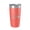 Coral, variant on Lake Cypress Springs Map Tumbler Travel Mug Insulated Laser Engraved Coffee Cup Texas 20 oz Pink