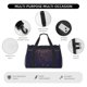 thumbnail image 4 of Easygdp Gold Black Glitter Bolsa de Gimnasio, Bolsa de Viaje Duffel, Bolsa de Fin de Semana con Compartimentos, Bolsa de Mano para Noche, 4 of 7