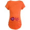 thumbnail image 1 of CafePress - My First Valentines Day Maternity Maternity T Shir - Maternity Dark T-Shirt, 1 of 1