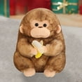 thumbnail image 7 of Msgweeeg Plushs Toys Stuffed Animals for Girls 30CM Simulated Golden Toy Eating Bananas for Boys and Girls Holiday Birthday Gifts Pranks Funny Toys Soothing Sleep 8 Year Old Girl Gifts, 7 of 7