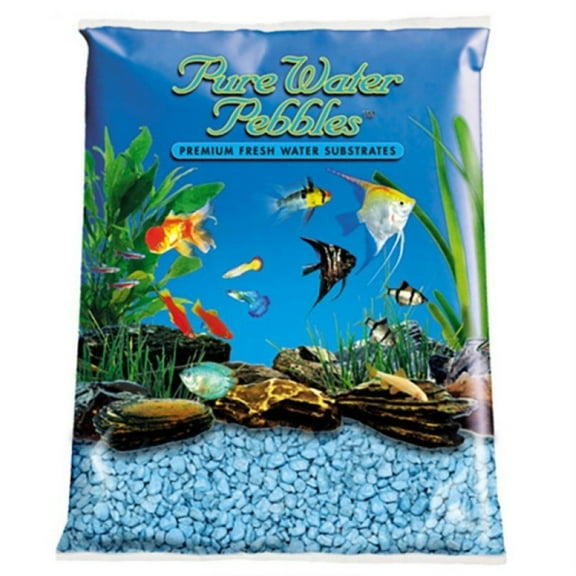 Pure Water Pebbles Aquarium Gravel - Heavenly Blue - DS