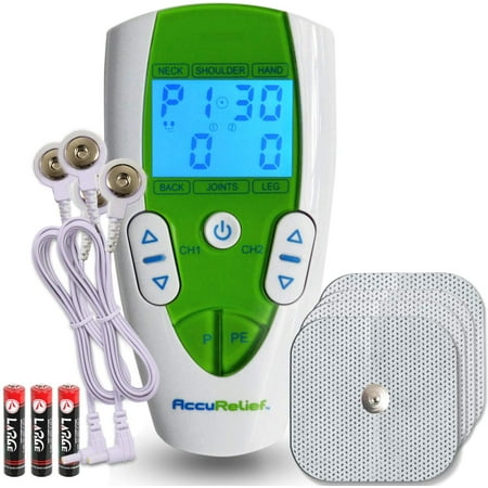 AccuRelief Dual Channel Electrodes TENS Therapy Electrothera - TENS Unit by AccuRelief