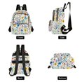 thumbnail image 4 of FORMRS Mini Backpack Purse for Women Travel Daypack Casual Shoulder Bag, Blue Wildflower Pattern, 4 of 7