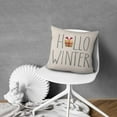 thumbnail image 7 of Merry Christmas Hello Winter Pillow Covers Hello Winter Square Pillow Covers 16 X 16 Set Of 4, Farmhouse Home Decor, 7 of 7