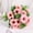 Pink, variant on Snowflake Sunflower Artificial Flower Bouquet Pink Faux Floral Arrangement For Home Decor
