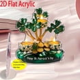 thumbnail image 2 of Dvumao St Patricks Day Decorations, Acrylic Bohemian-style Four-leaf Combined With Candles For Patrick's Day, Party Favors, 2 of 6