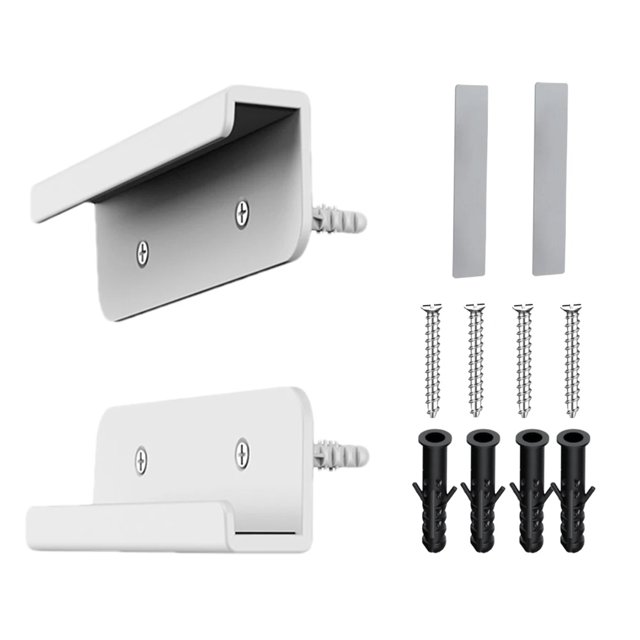 Soporte Pared para Con Montaje en Pared para Tableta 2 Piezas para IPad / IPhone 15 14 / (blanco)